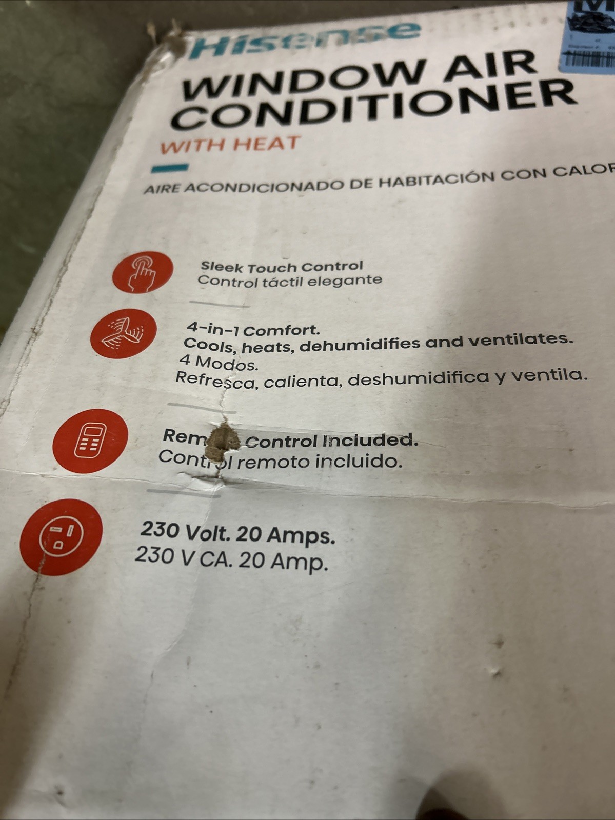 230v At 20amps Window Ac Will Not Run On House used