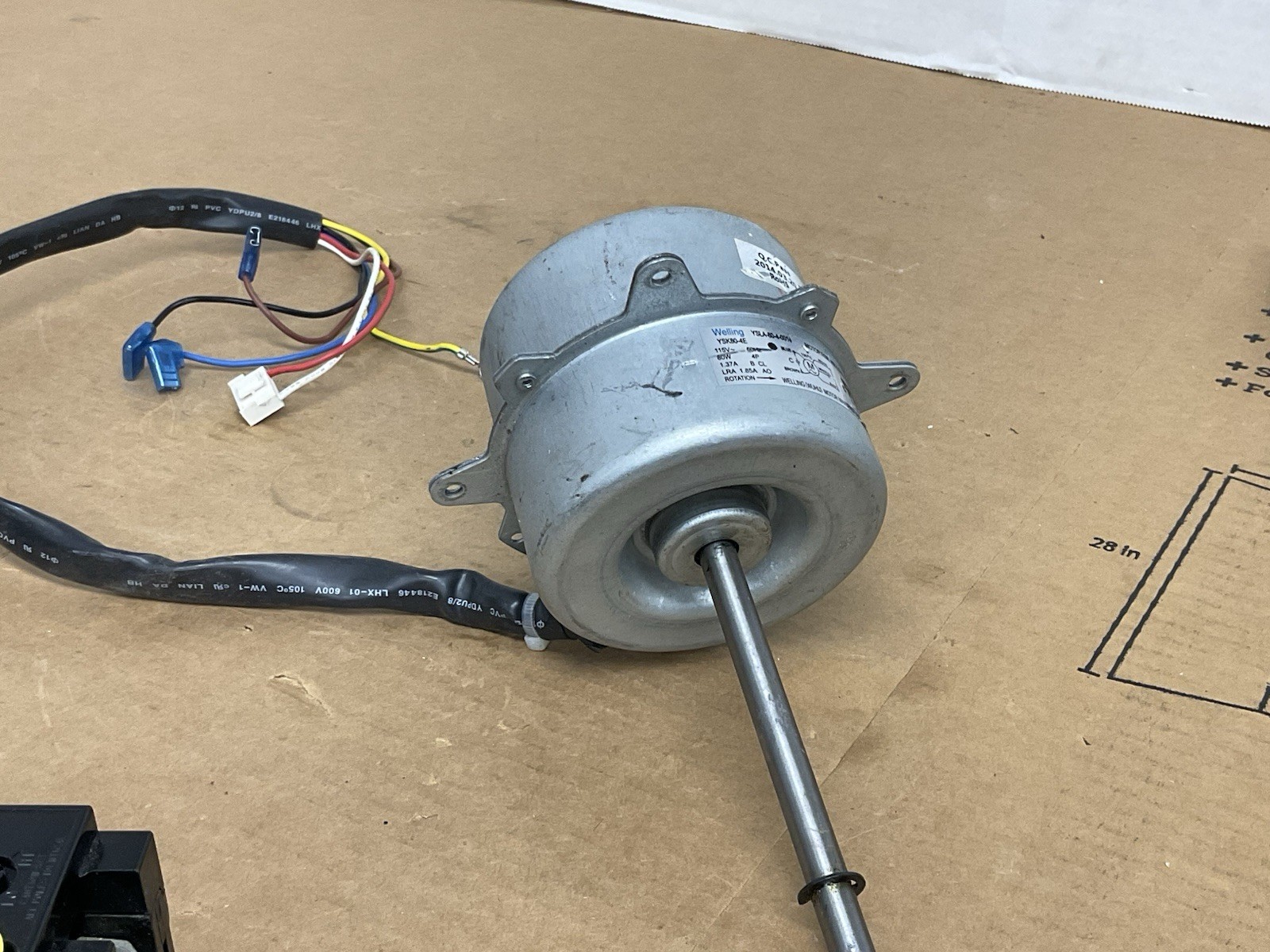 Welling YSLA-80-4-0014 Motor for Air Conditioner YSK80-4E