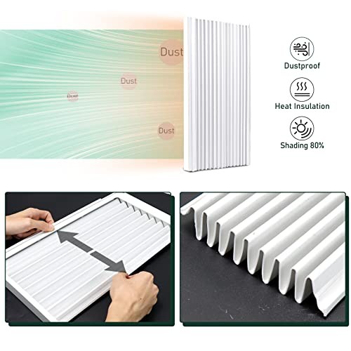 Window Air Conditioner Side Panels with Frame, Fit Most Units of 12,000 BTU