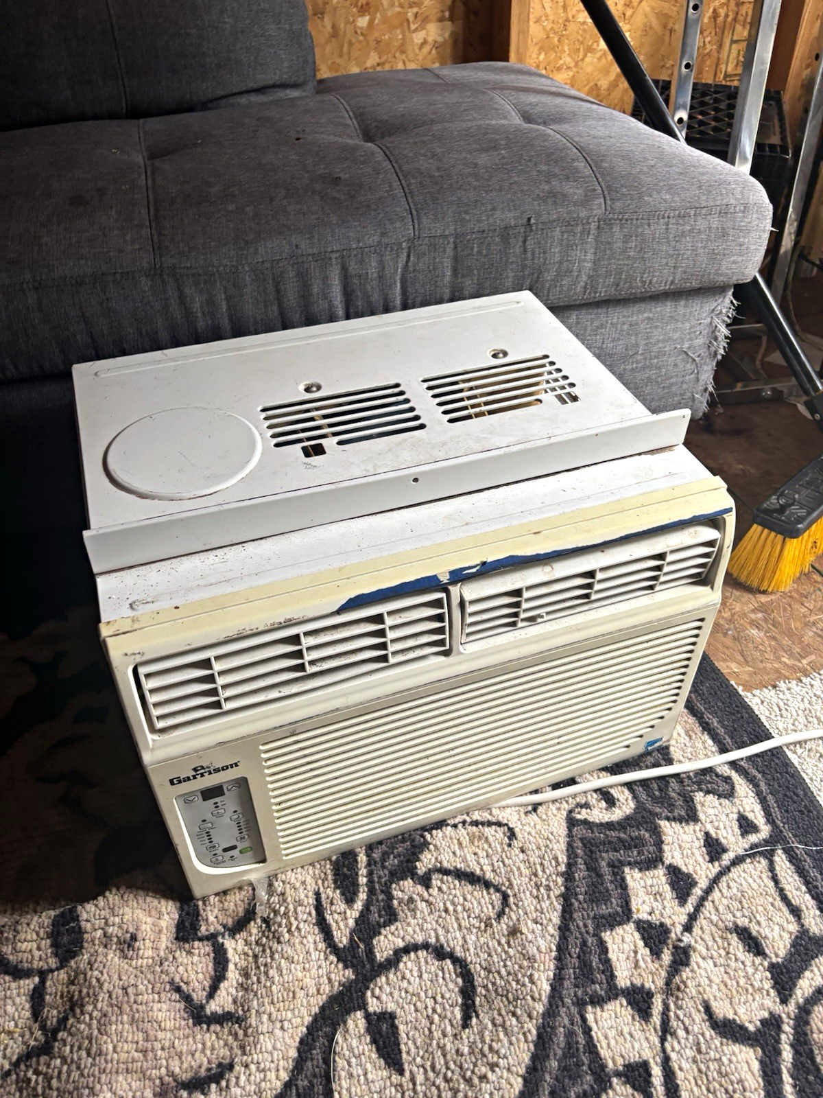Garrison Window Air Conditioner 115V White Digital Display Push Button Controls