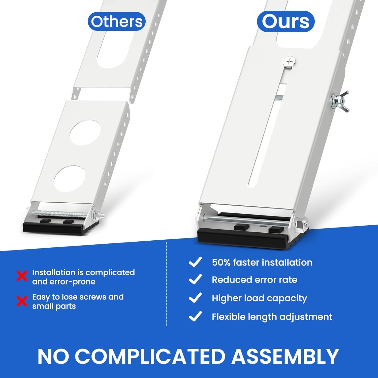 No Drill Window AC Support Bracket Adjustable Air Conditioner Support Bracket