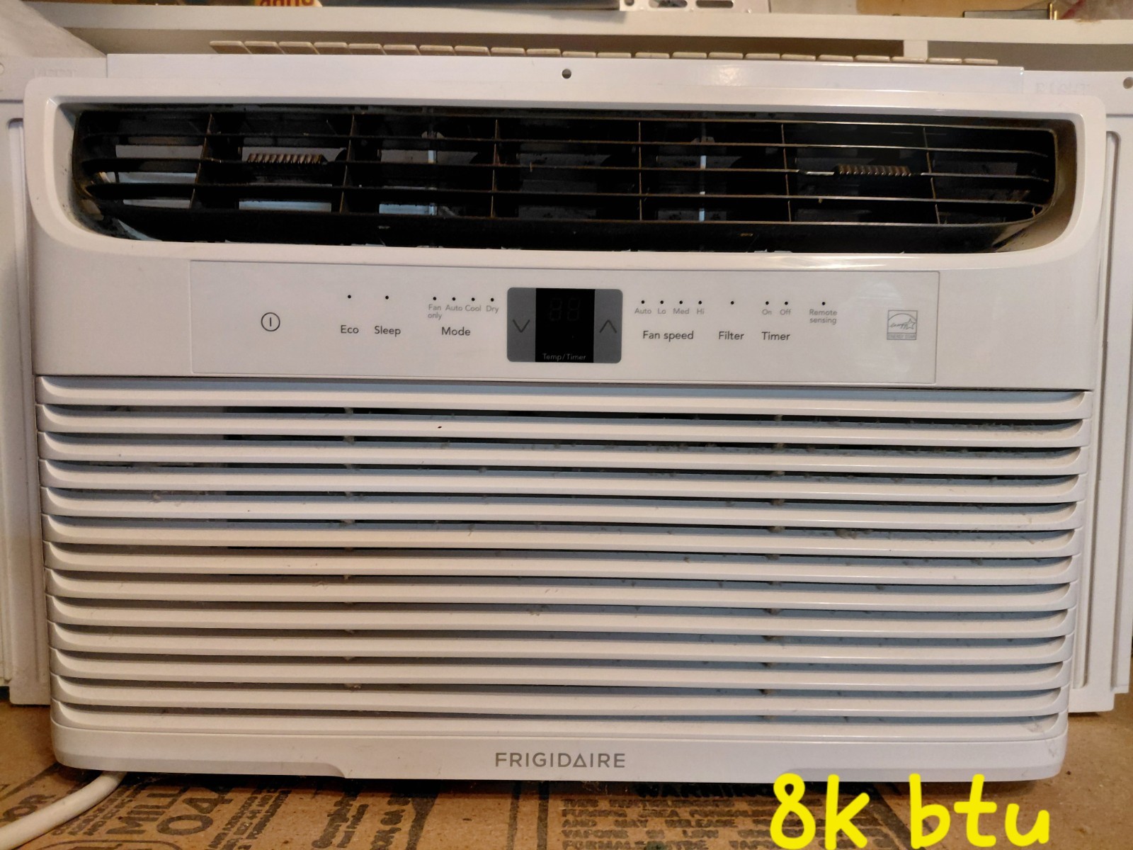 Frigidaire 8k Btu AC, Window Unit Model: FFRE08WA1, excellent condition.
