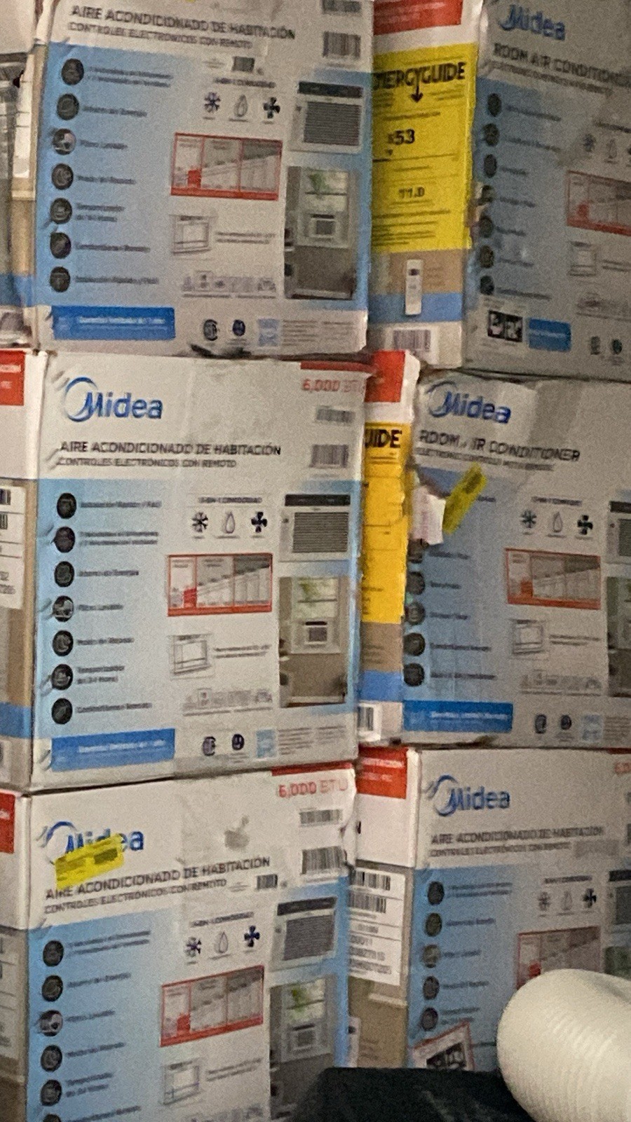 Midea 6,000 BTU Window Air Conditioner Remote Timer Sleep Mode 115V White