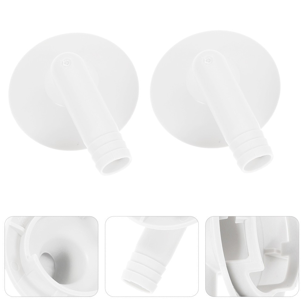 3 Pcs Air Conditioner Drain Kit External Unit Connector Hose Adapter