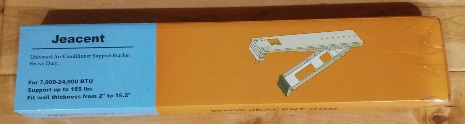 NEW Jeacent A/C Window Air Conditioner Support Bracket Heavy Duty Up to 165 lbs