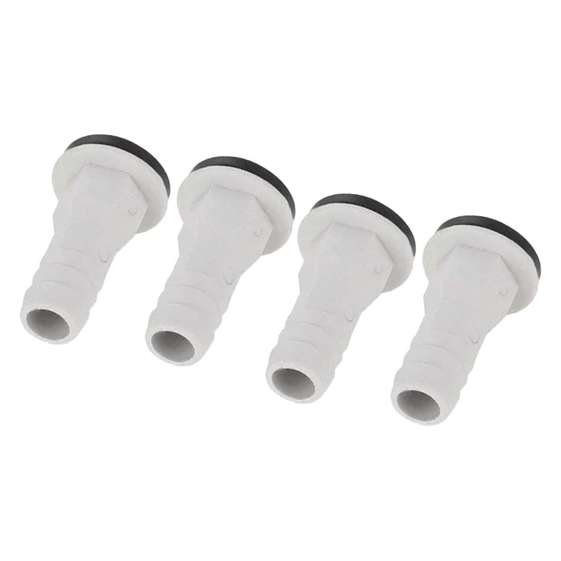4x 15mm Straight A/C Window Drain Hose Adapter Fit for Midea Air Conditioner ca