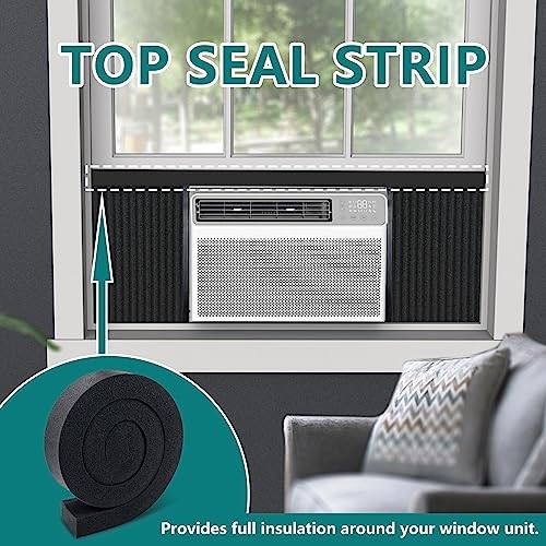 Window Air Conditioner Foam Insulating Panels Kits,17 Inch x 9 Inch x 7/8