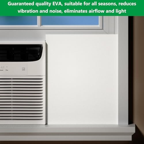 Window Air Conditioner,Side Insulated Foam Panel, Summer/Winter Heat and Draft