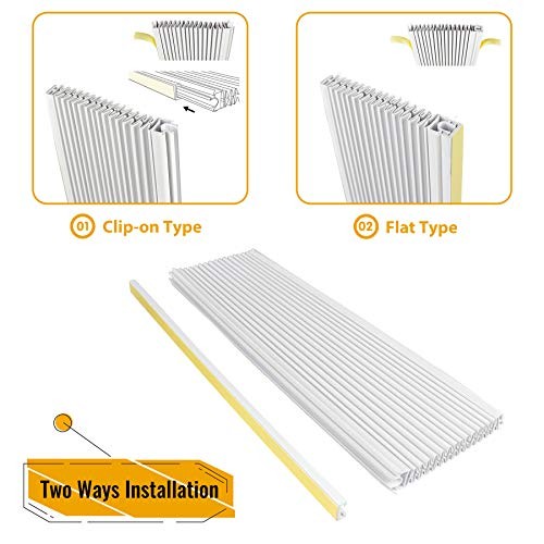 Air Conditioner Side Panel Kit for Window AC Units, Fits Up to 17&Prime; H x 10&Prime;