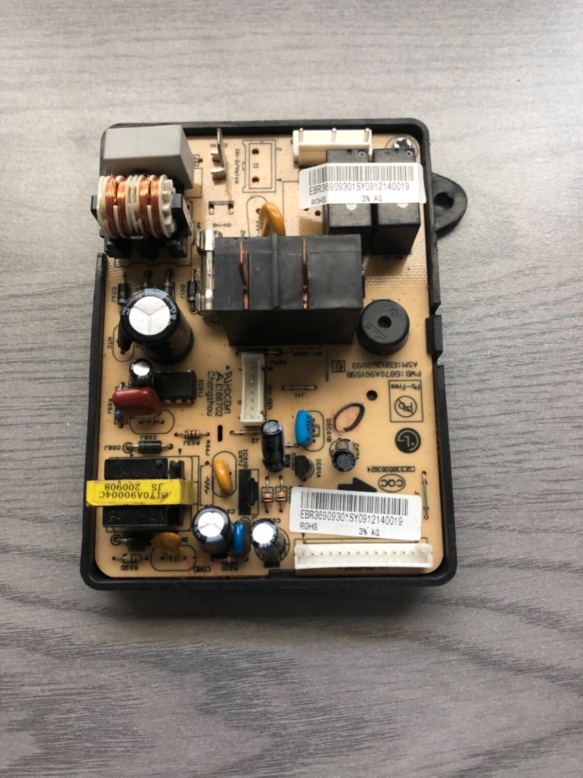EBR36909301 / Lg Window Wall Ac Unit Main Board