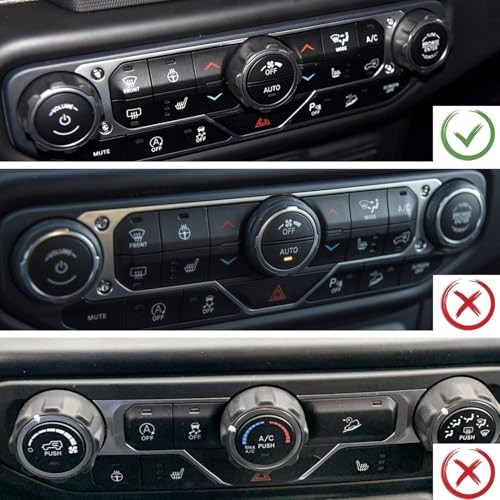 JL Switch Button Covers Window Control Air Conditioner Headlight Volume orange