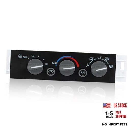Heater A/C Climate Control Module Panel Switch Compatible with Chevy 599-007