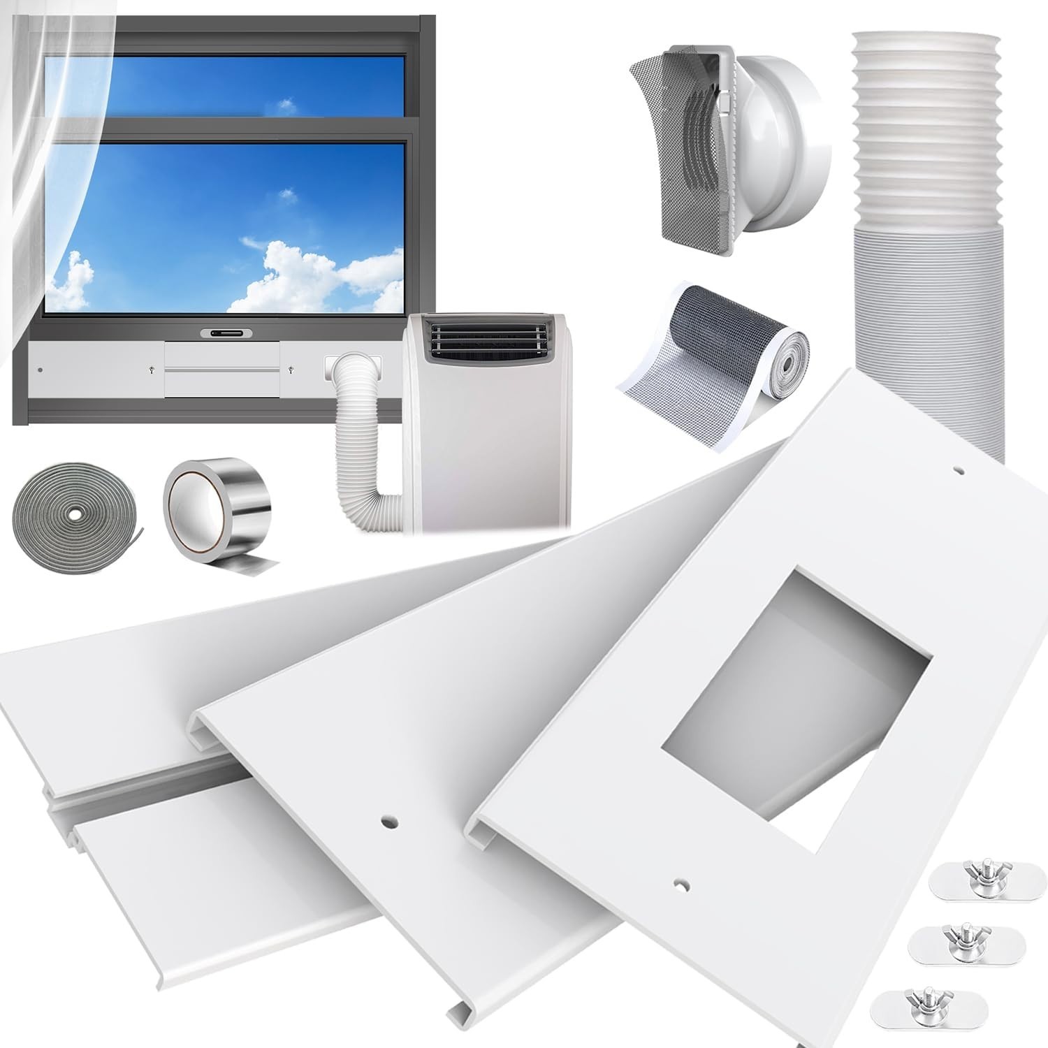 Adjustable Window Seal Kit for LG/Hisense/Hair Portable AC