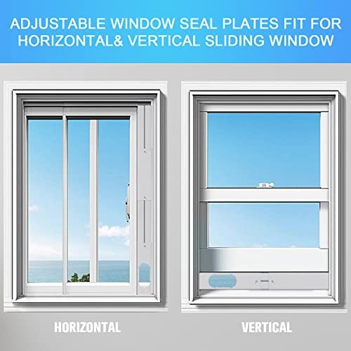 Portable Air Conditioner Window Vent Kit with 5.9” Exhaust Hose Adjustable Porta