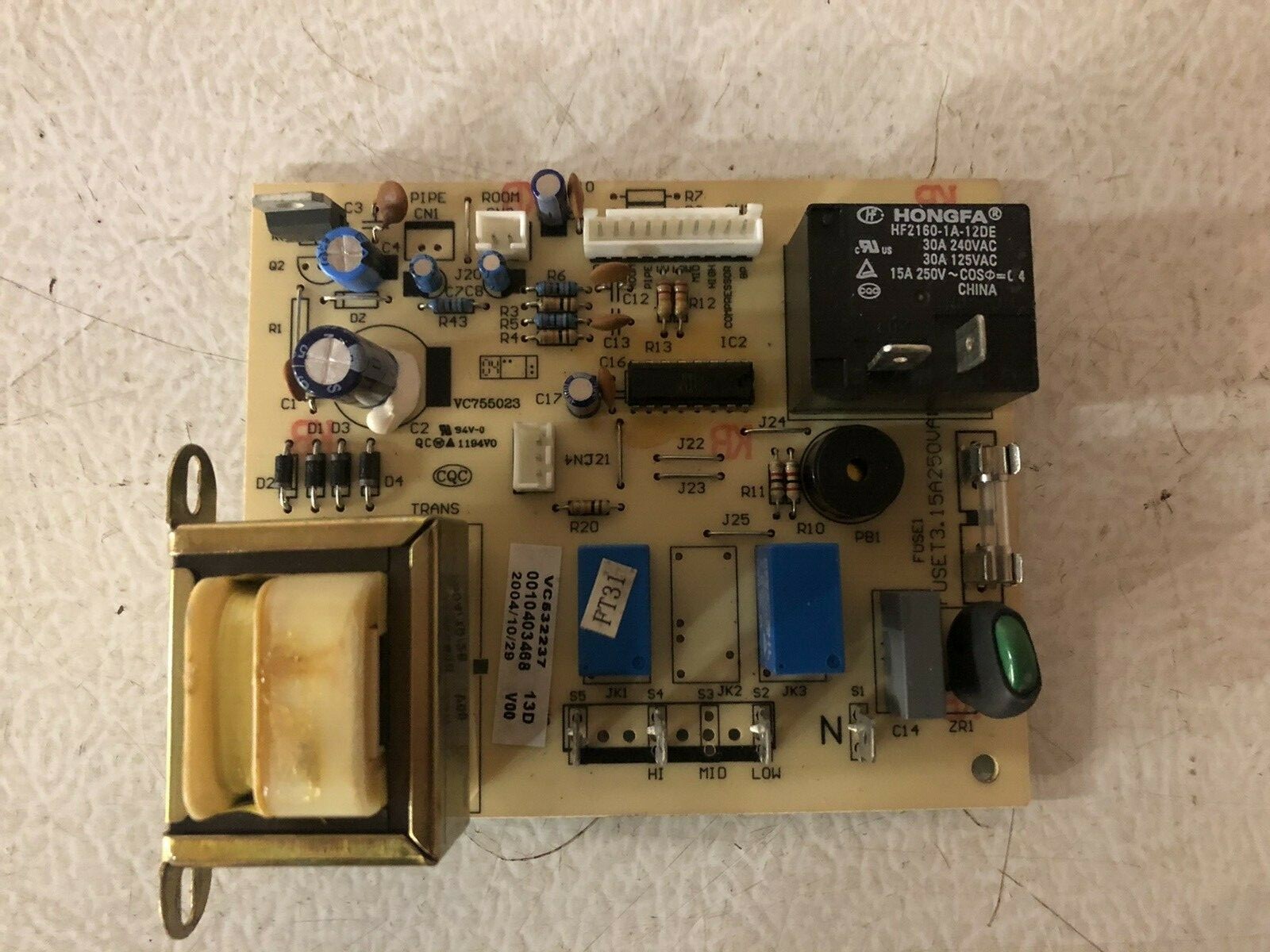 Haier Air Conditioner HWR08XC5 Control/Relay PCB VC532237 13D 0010403468-Used