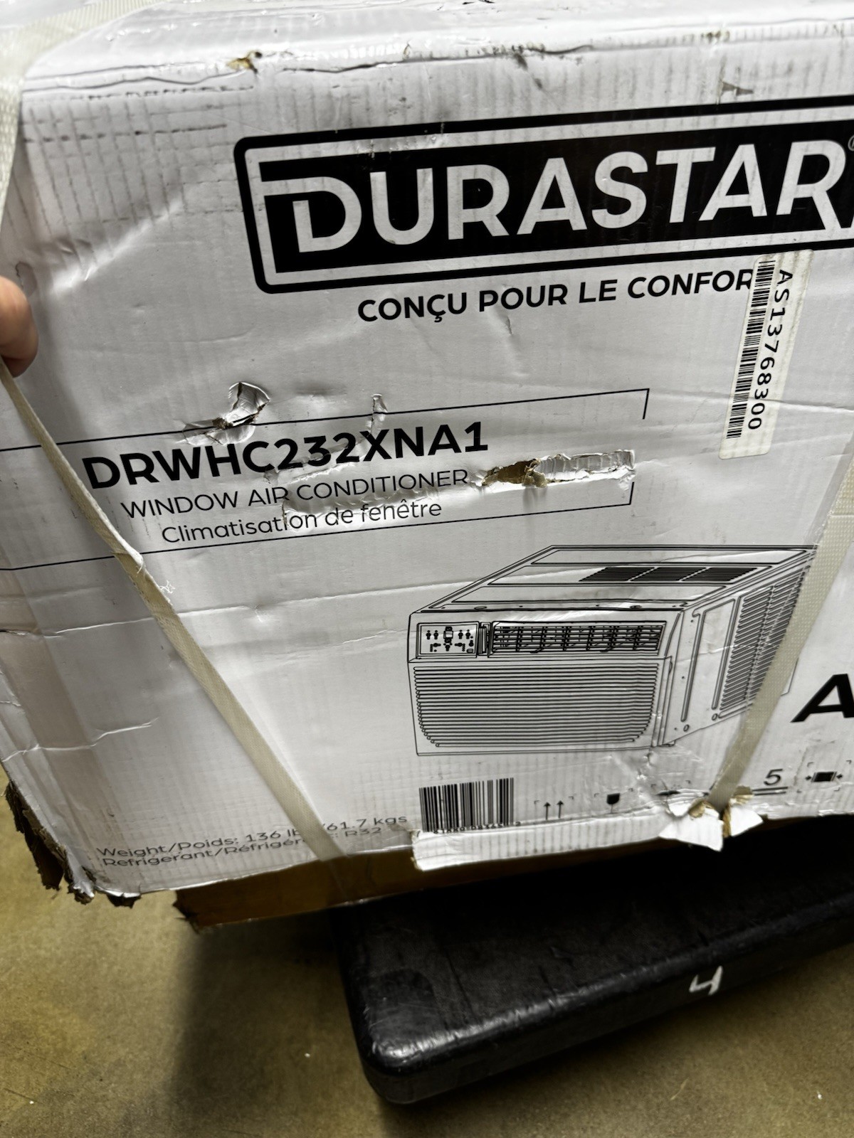 Durastar DRWHC232XNA1 10,000 BTU 115V Through the Wall Air – White