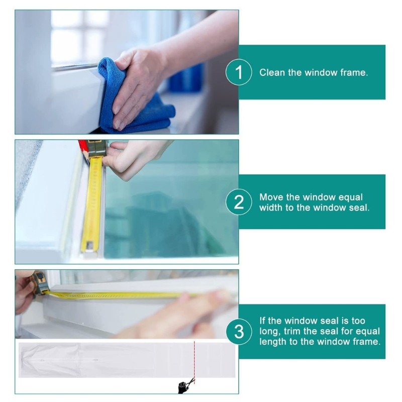 Window Seal Cloth Air Lock Window Seal Cloth Polyester Air Conditioning Cloth