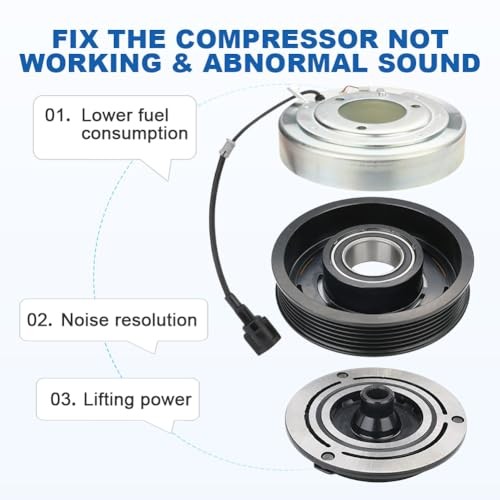 Air Conditioner AC Compressor Clutch Kit Compatible with Nissan Altima | L4