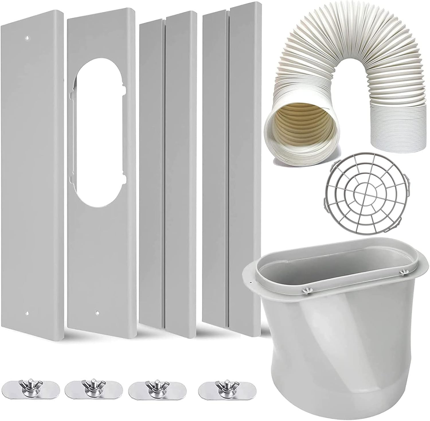 Portable Air Conditioner Kit with Hose, Adjustable Window Seal with 5.9 Inch Dia