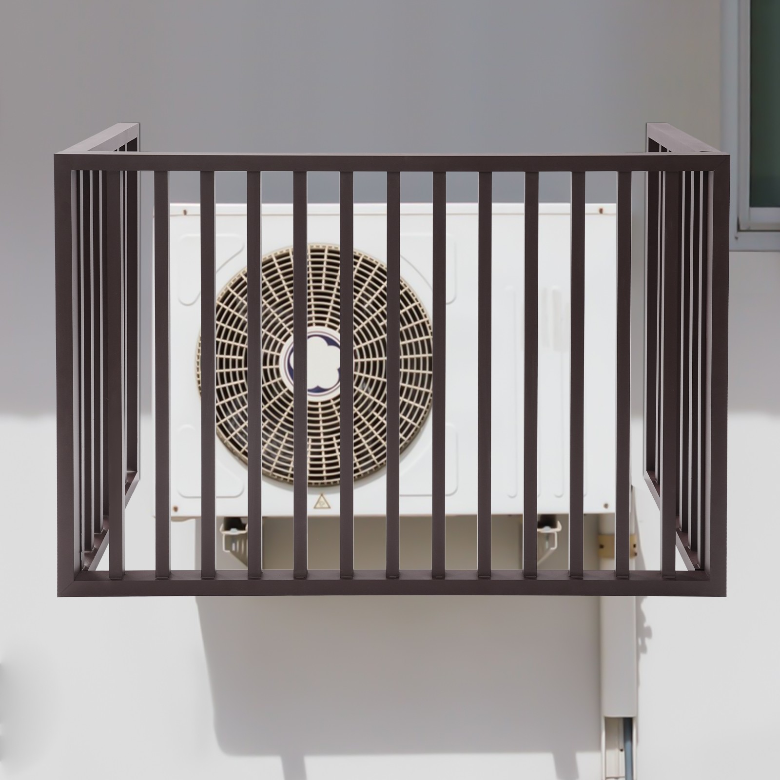3Panel Aluminum Alloy Air Conditioner Outdoor Units Fence Protective Fence Cover