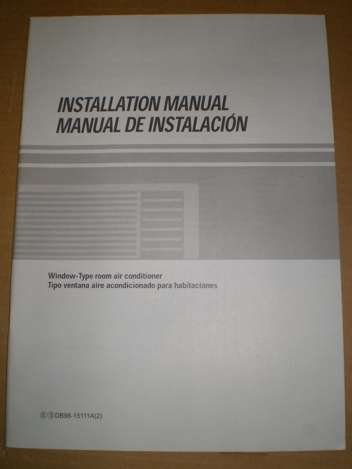 Samsung AW-series Window-type Air Conditioner Manual Set (see supported models)