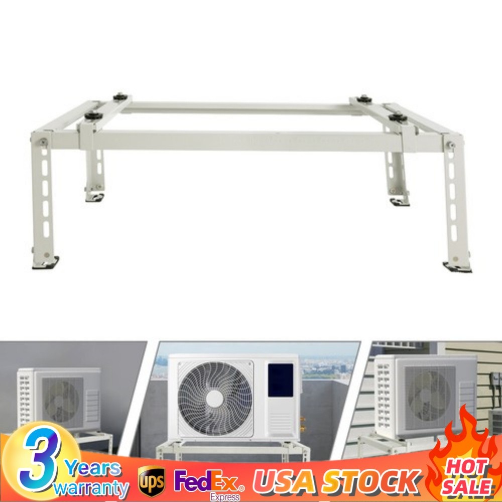 Heavy-duty Universal Ac Outdoor Bracket 440lbs Floor Bracket Adjustable