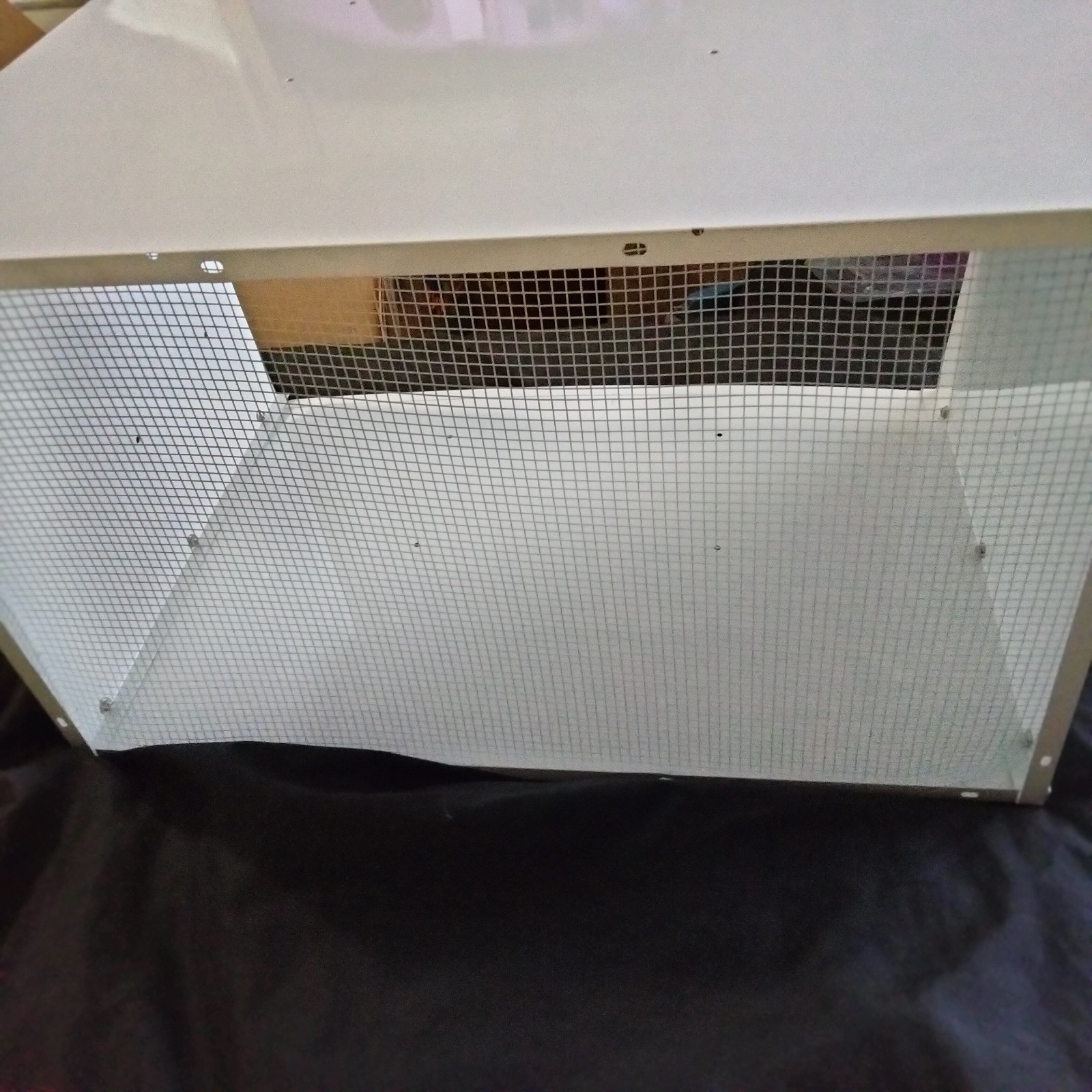Durable Air Conditioner Wall Sleeve 26&Prime; AC Wall Sleeve w/ Mesh Vent/Drain Hole