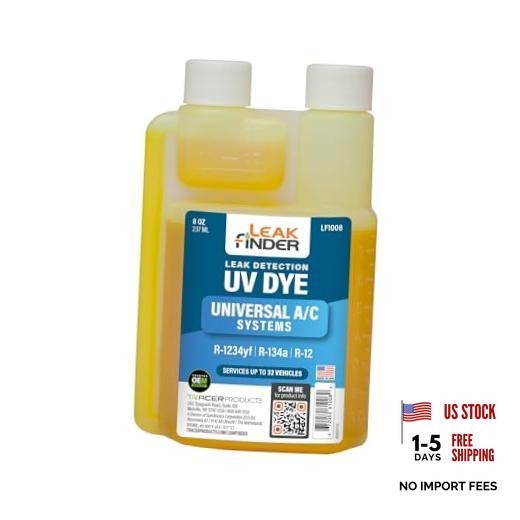LF1008 Automotive Universal Air Conditioner Refrigerant Leak 8oz – Single