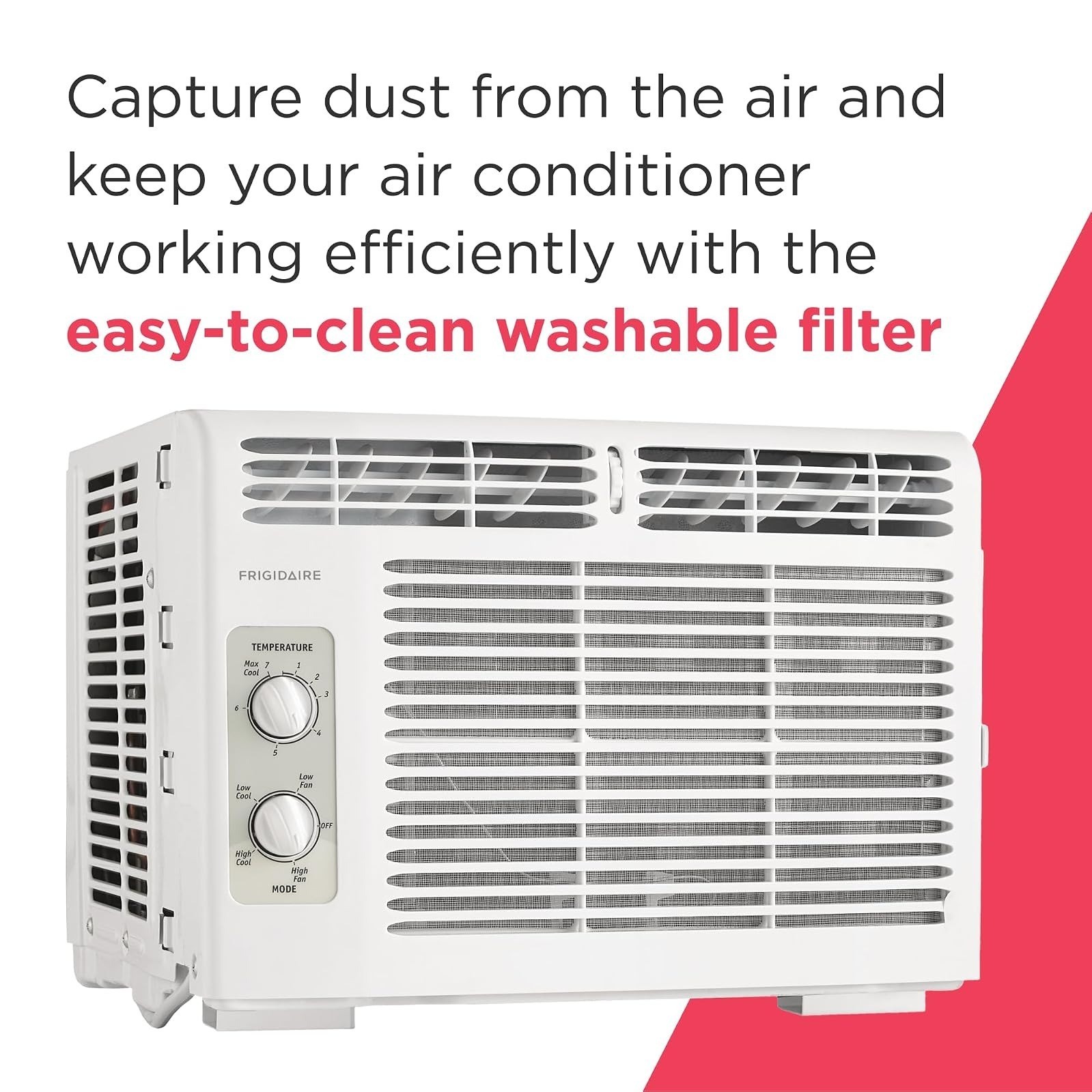Frigidaire 5000 BTU Window Air Conditioner Quiet 150 Sq. Ft.