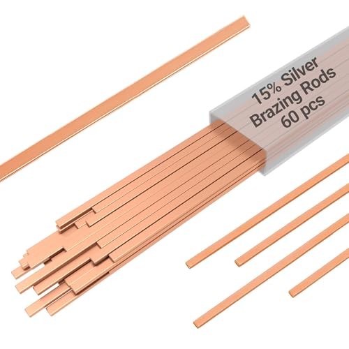 15% Silver Brazing Rods AWS BCuP-5 60 60PCS,BCup-5,15% Silver Length-10 Inch