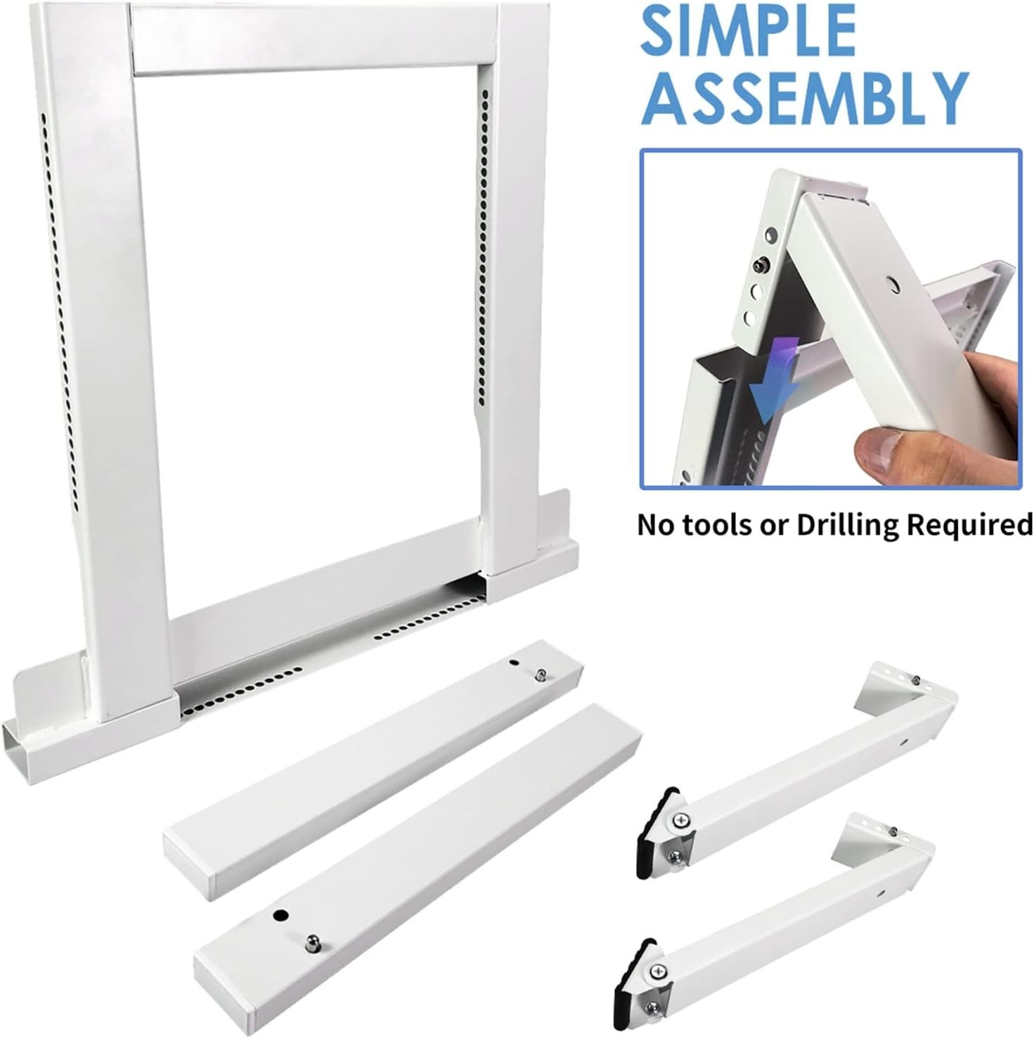 Air Conditioner Support Bracket, AC Bracket for Window No Drilling Heavy Duty…