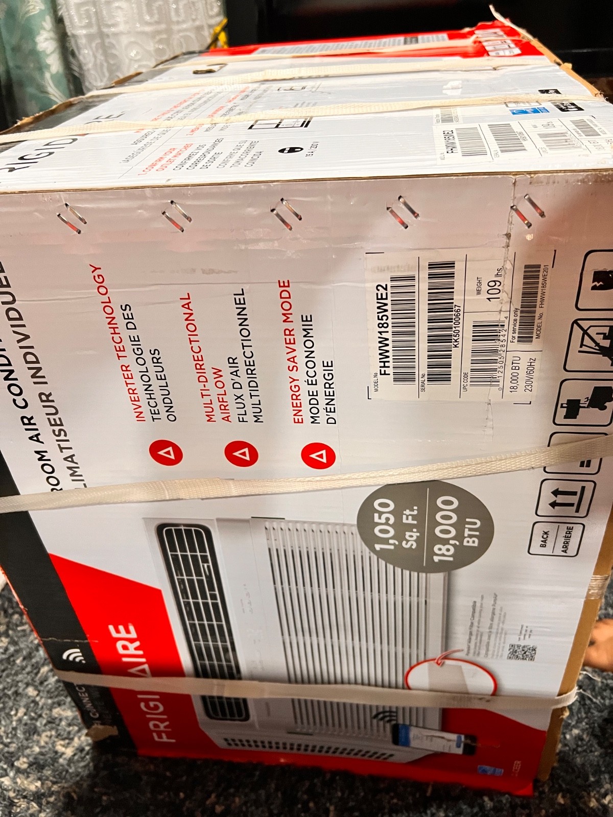 Brand New Frigidaire Air Conditioner 18000 BTU
