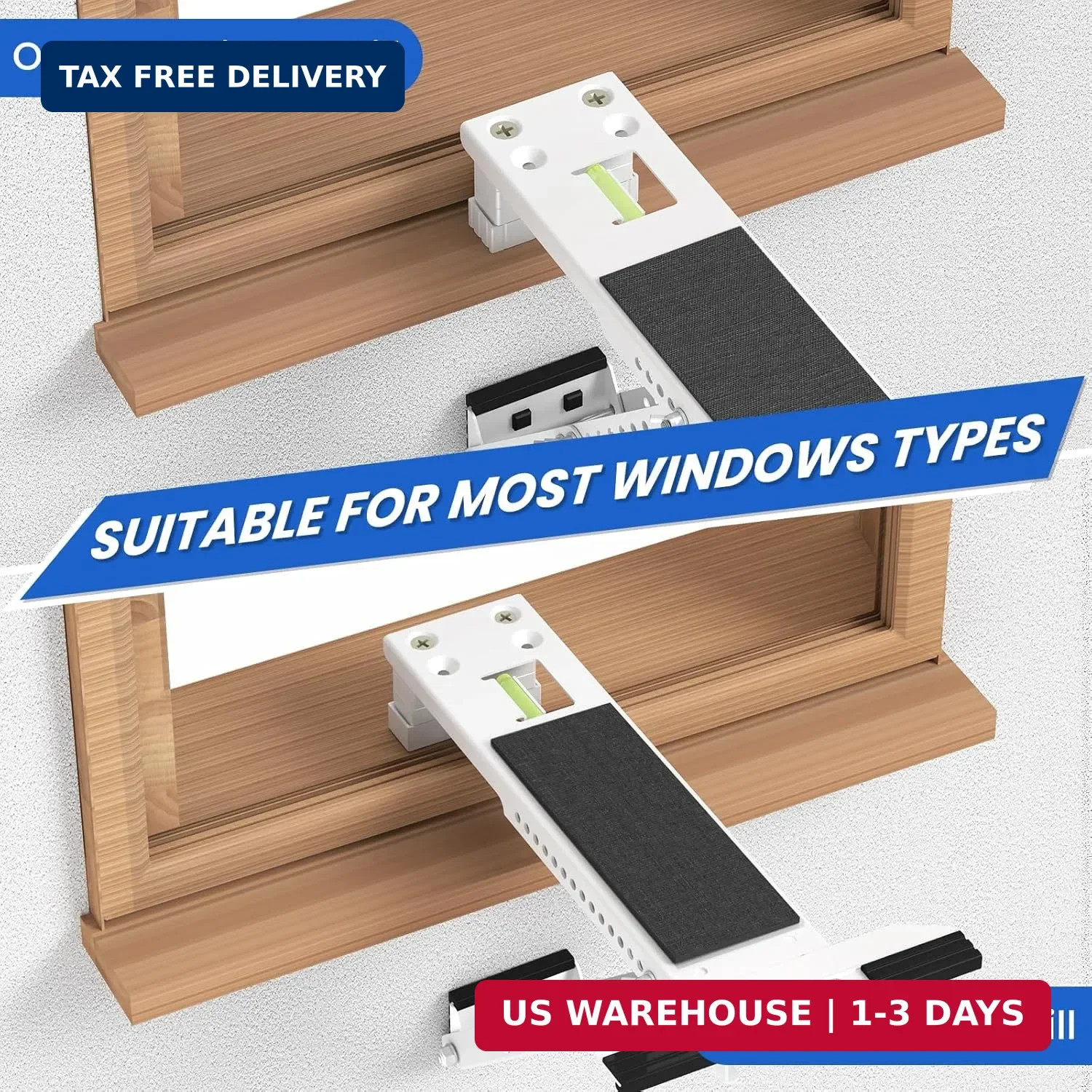 Heavy Duty Window Air Conditioner Support Bracket: Up to 165 lbs Support for 500