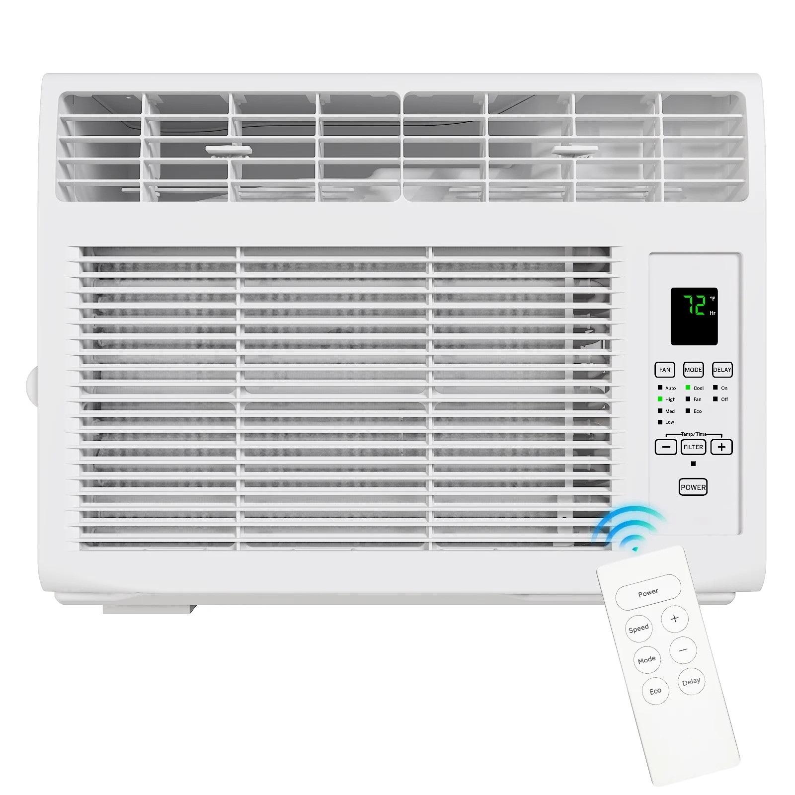 ROVSUN 6000 BTU Window Air Conditioner W/Remote Control Cools Up to 250 sq.ft