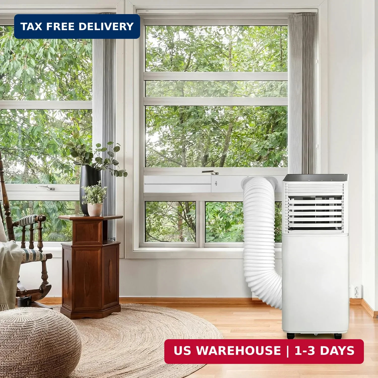 Portable Air Conditioner Window Kit: Adjustable Universal AC Seal Window Vent Ki