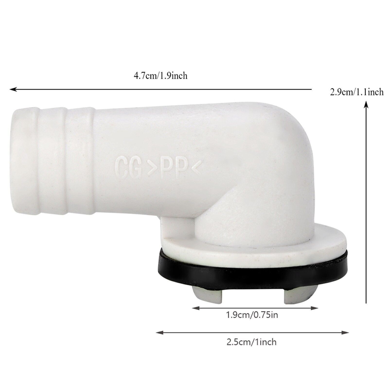 Right Angel Air Conditioner Drain Outlet Connector Drain Pipe Air Conditioning