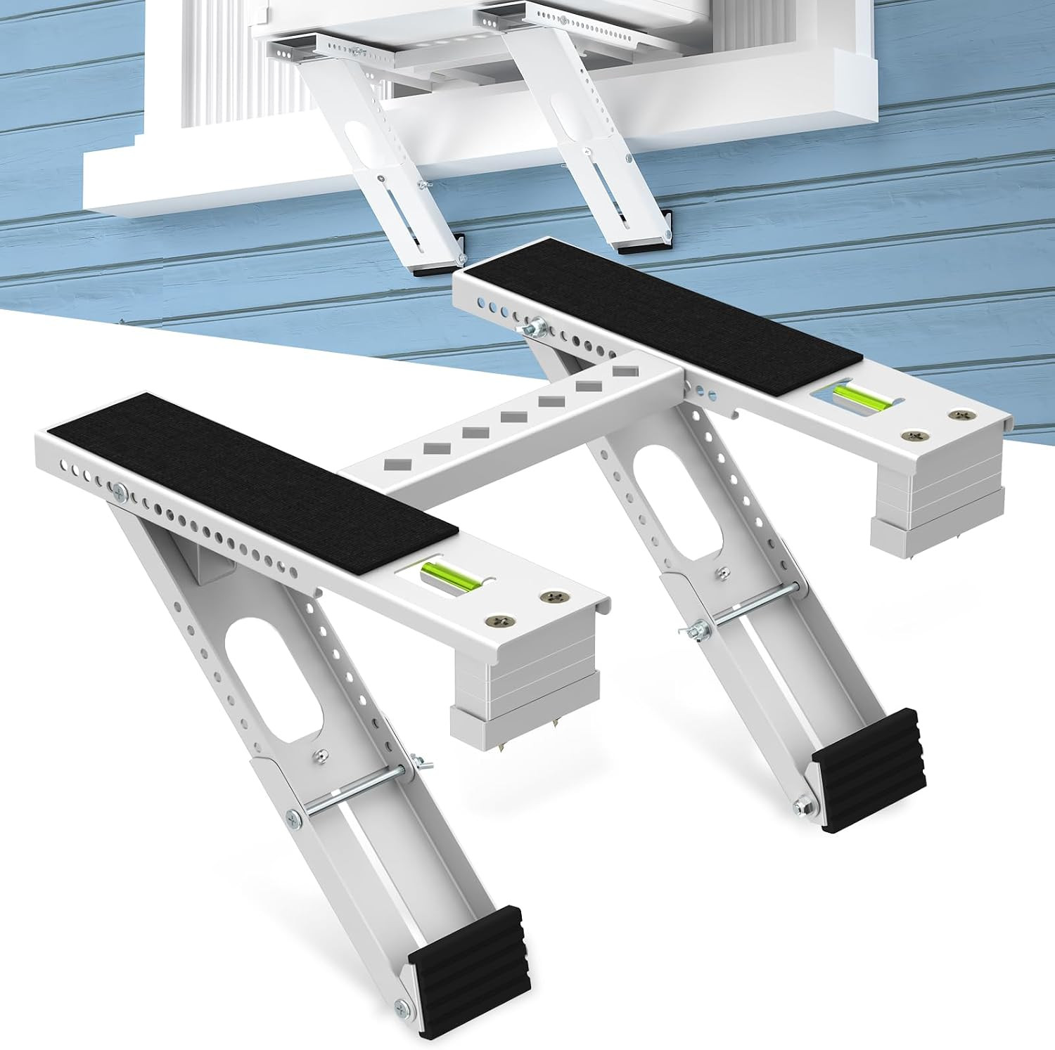 NEW! Heavy duty Window AC Bracket, Universal Air Conditioner Supports 220 lbs!