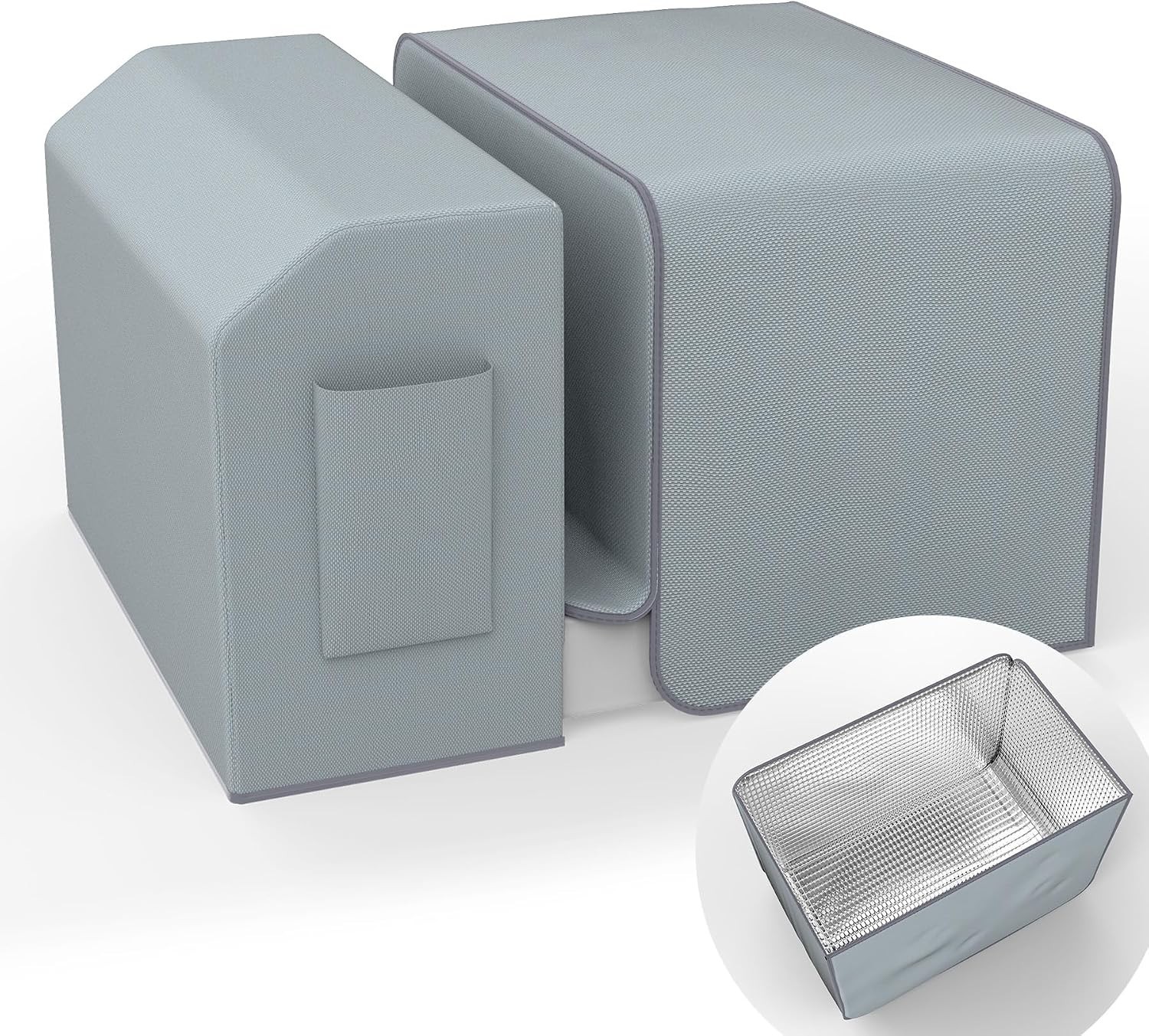 Window Air Conditioner Cover Kit for U-Shape Window AC,Magnetic Easy Install,…