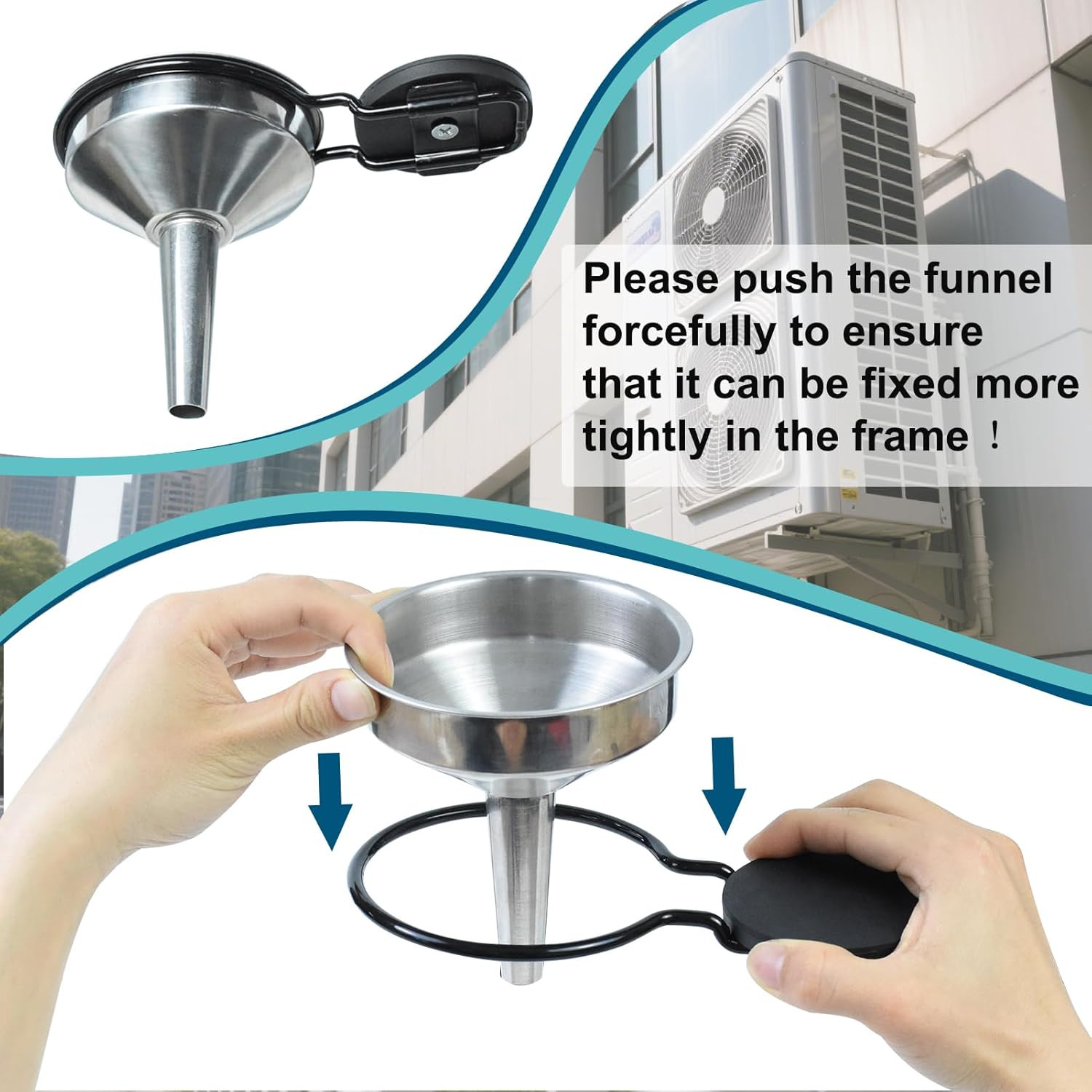 4Ft Magnetic Window Air Conditioner Drain Kit Universal Portable Air Conditioner