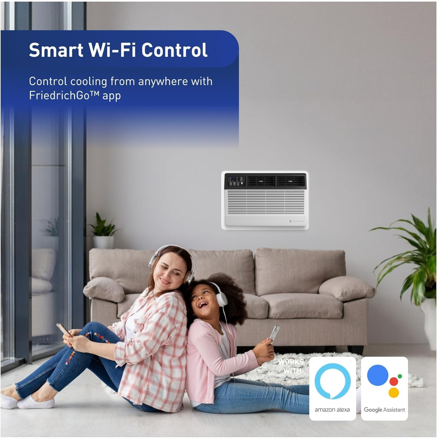 Friedrich Uni-Fit 8000 BTU Through-the-Wall Air Conditioner with Electric Heat
