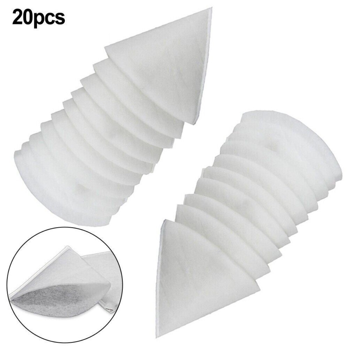 180mm Length Effective G4 Air Filters For Zehnder Plate Valves Set Of 20