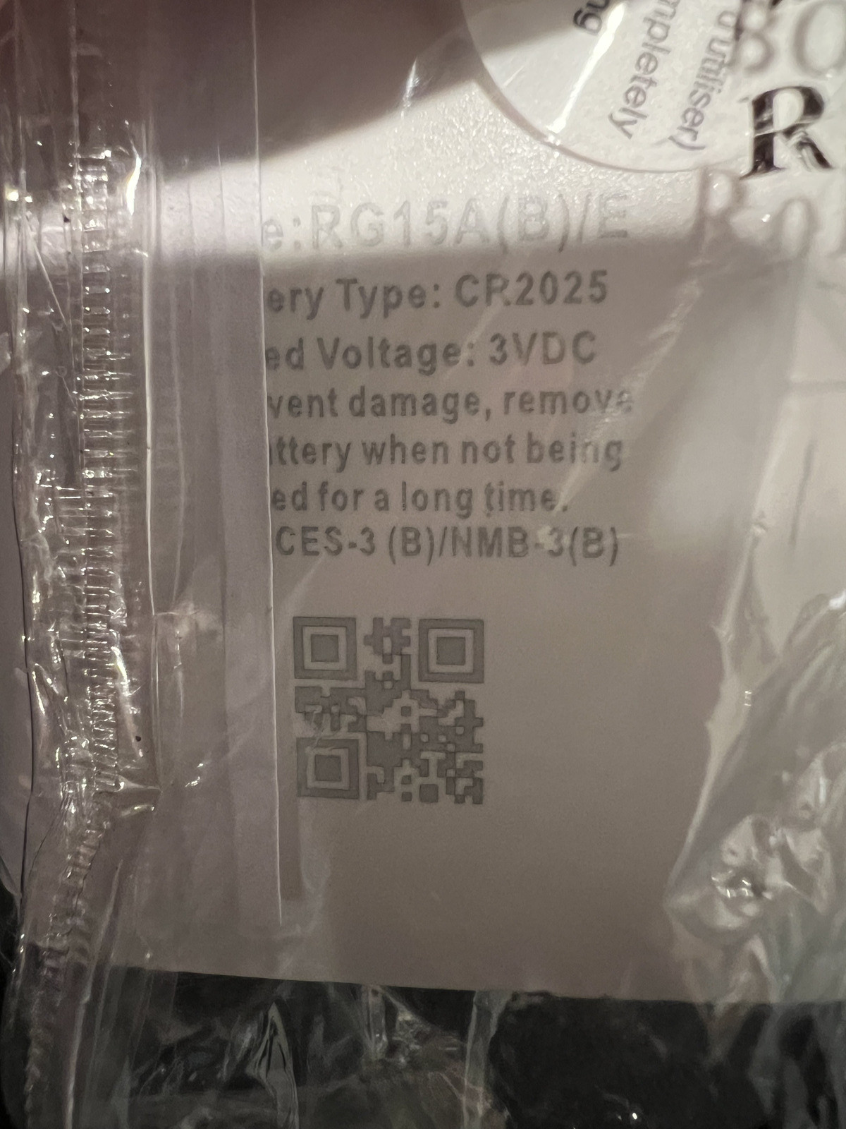 Olmo RG15A(B)/E remote control