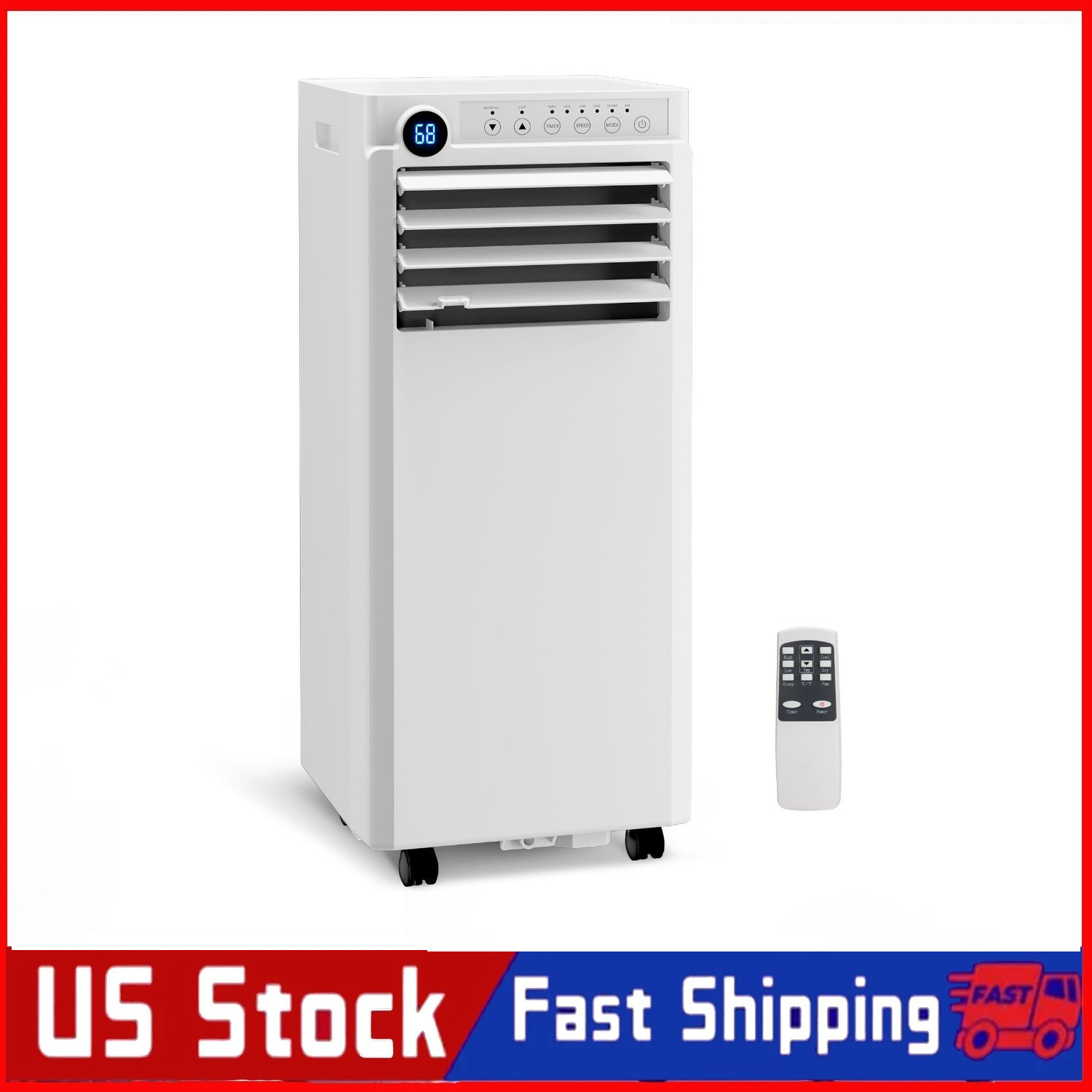 🚩Portable Air Conditioner 10000 BTU / 8000 BTU AC Unit Cooling Dehumidifier & F