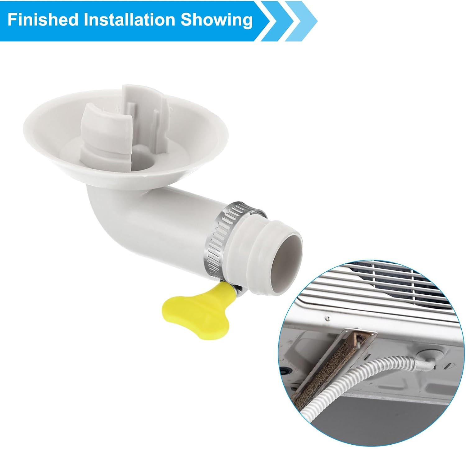 18Mm Air Conditioner Drain Hose Connector, 1 Pcs Universal Drain Connector with