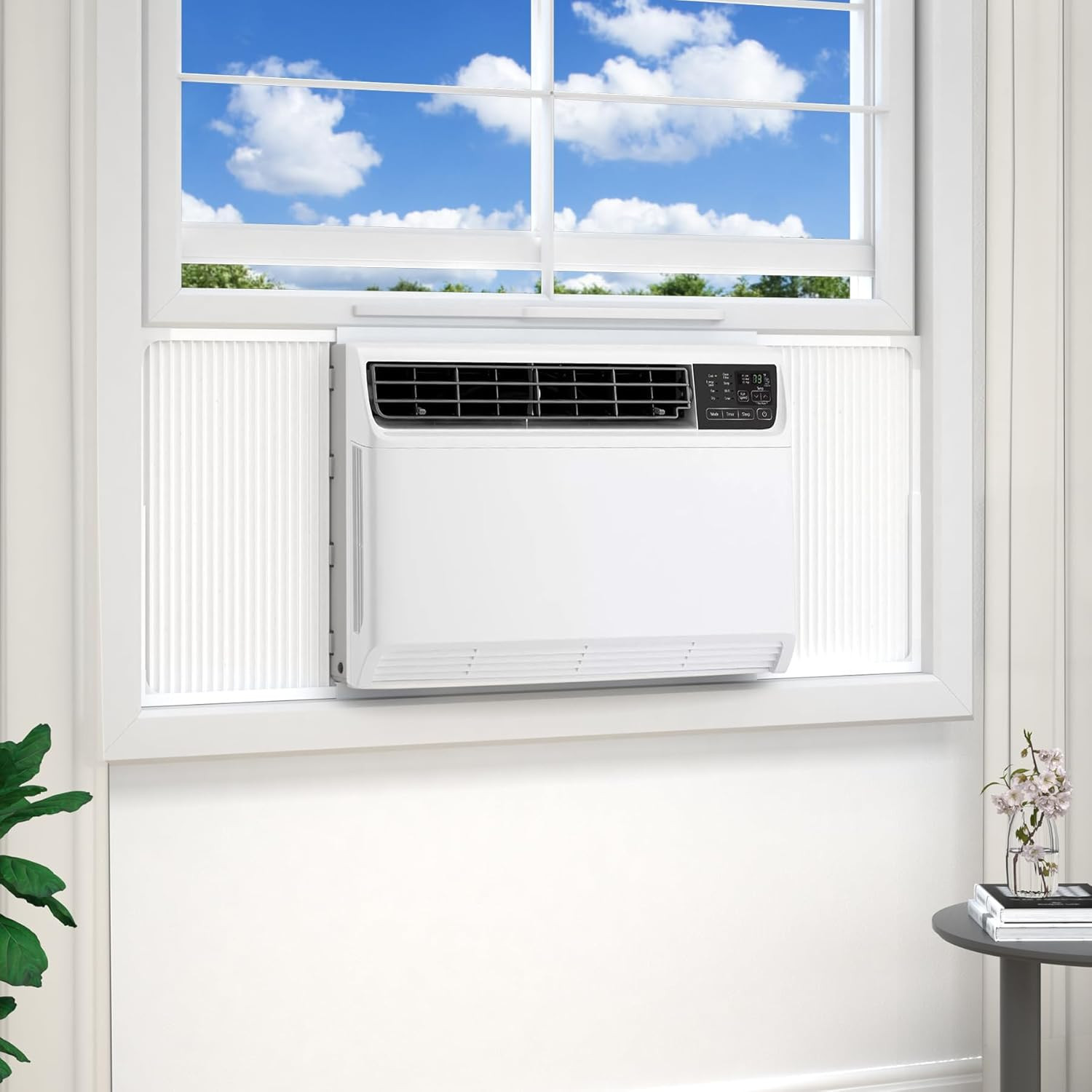 Window Air Conditioner Side Panels with FrameAdjustable Extra Wide Air Condition