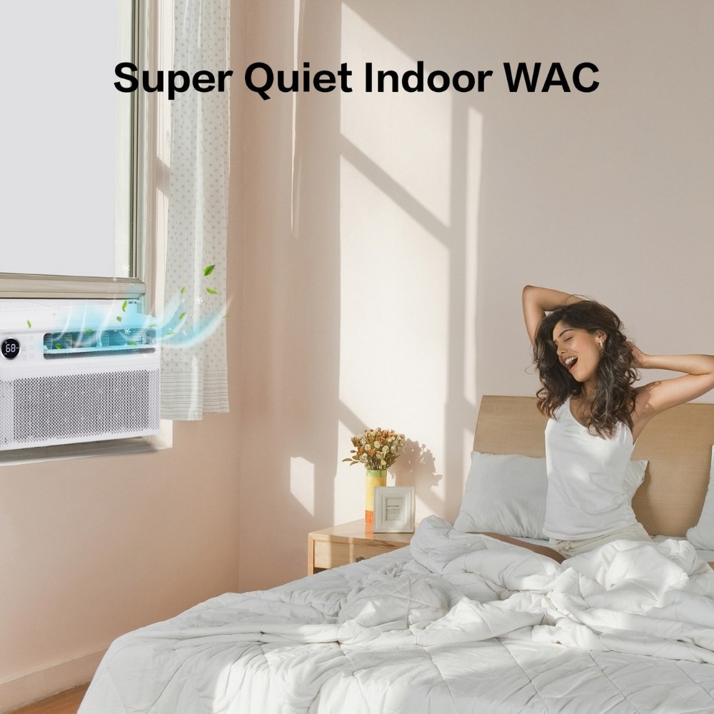 12000 BTU 3- Speed Inverter Window Air Conditioner with Remote Wifi |550 Sq. Ft.