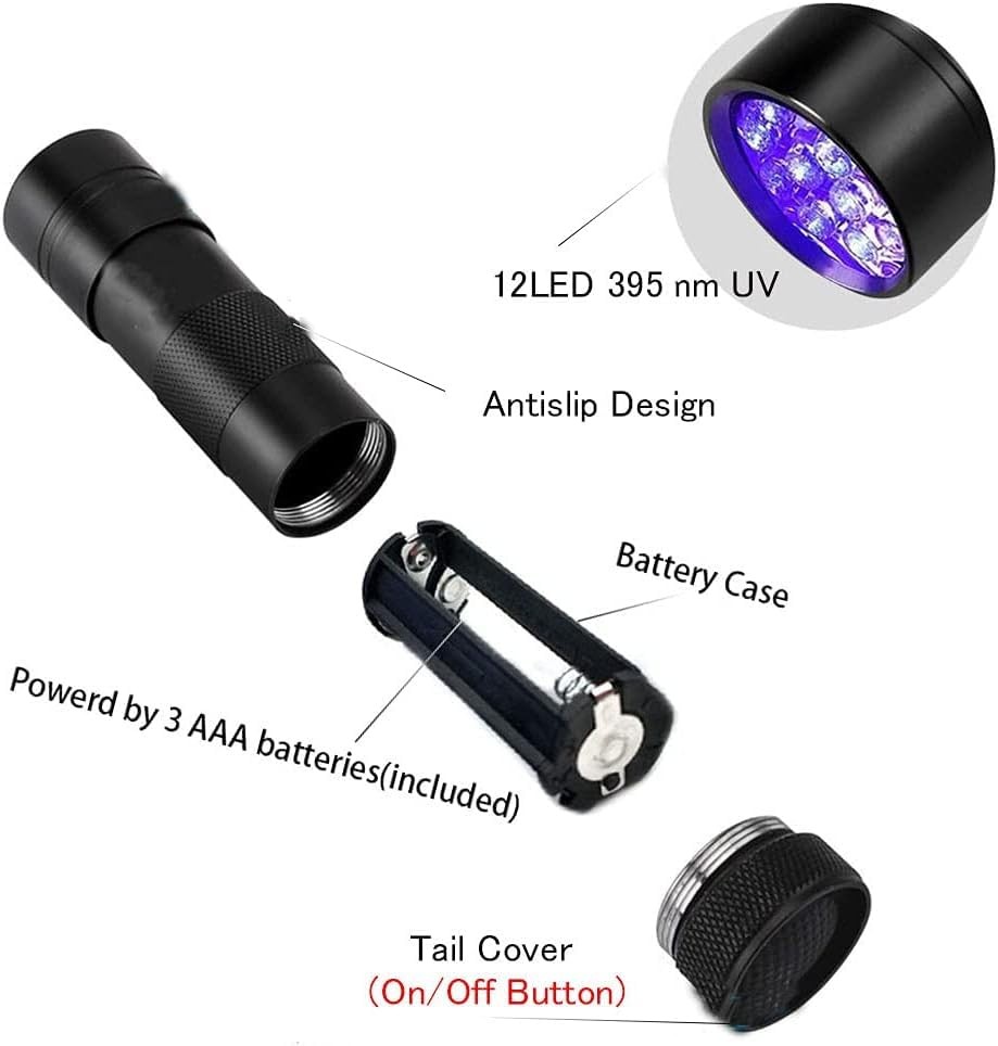 Auto Air Conditioner Refrigerant Leak Detector, Automotive AC UV Dye Leak