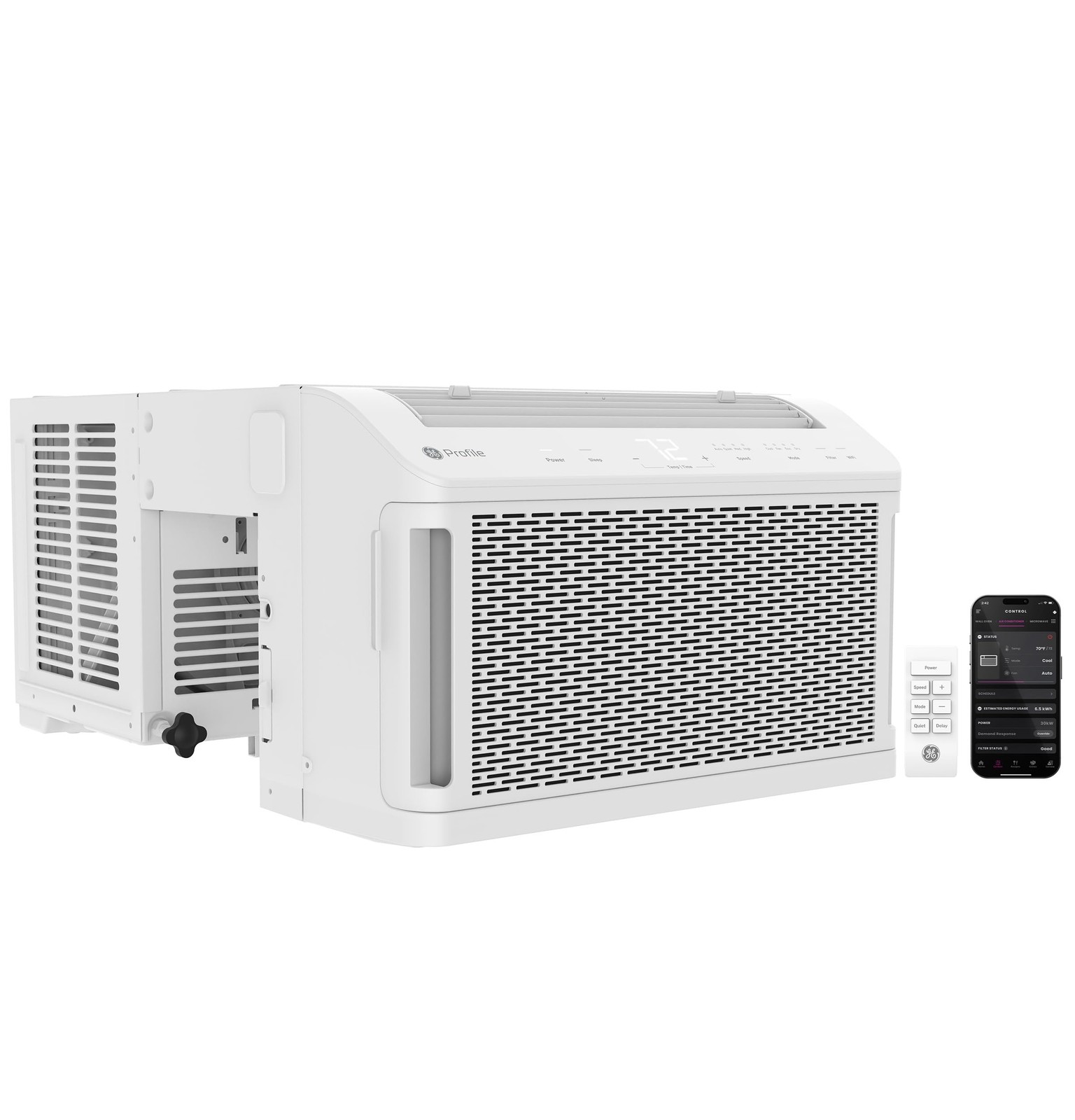 GE Profile ClearView Window Air Conditioner Unit, 8,300 BTU, Energy Efficient…