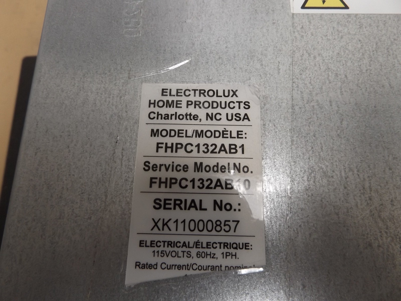 Control Board For FHPC132AB1 Frigidaire Room Air Conditioner