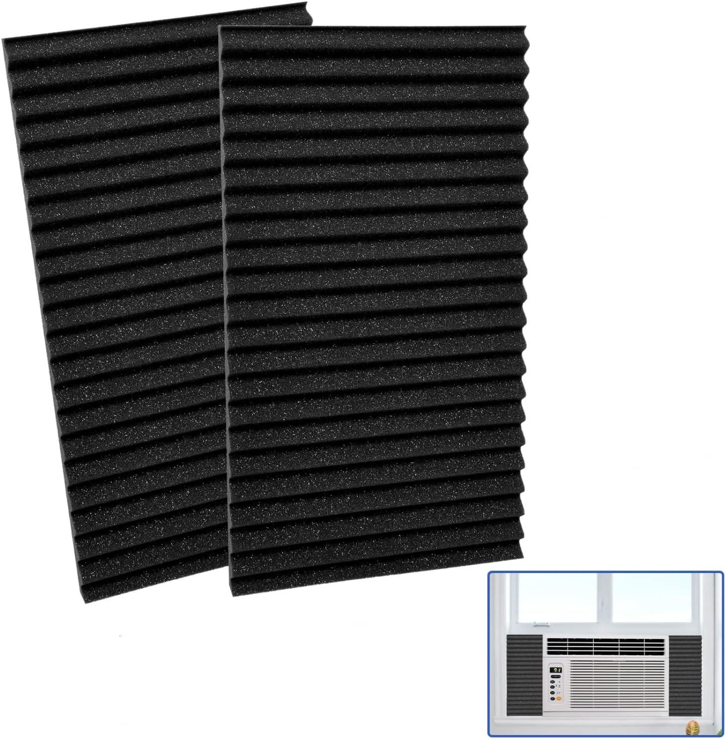 Window Air Conditioner Side Panels Foam Panels for Window Air Conditioner, AC Un